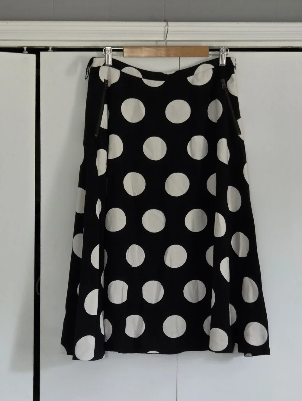 HD in Paris Black Skirt with White Polka Dots